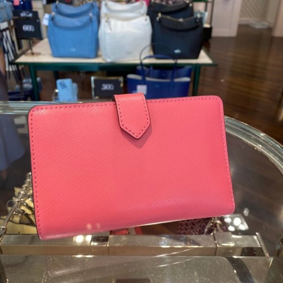 Staci Medium Compact Bifold Wallet Garden Pink - Picture 4 of 11